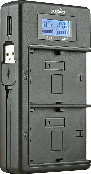Produktbild Jupio USB Dedicated Duo Charger NP-FH50/70/100/FV50/70/100