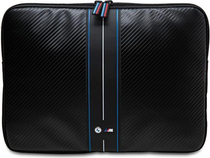 BMW Sleeve BMCS14COMSCAKL 14" czarny/black Carbon Blue Stripes (14")