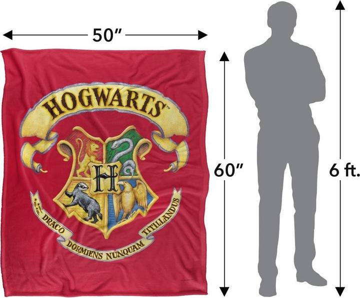 Produktbild Decke Hogwarts Wappen (152 x 127 cm)