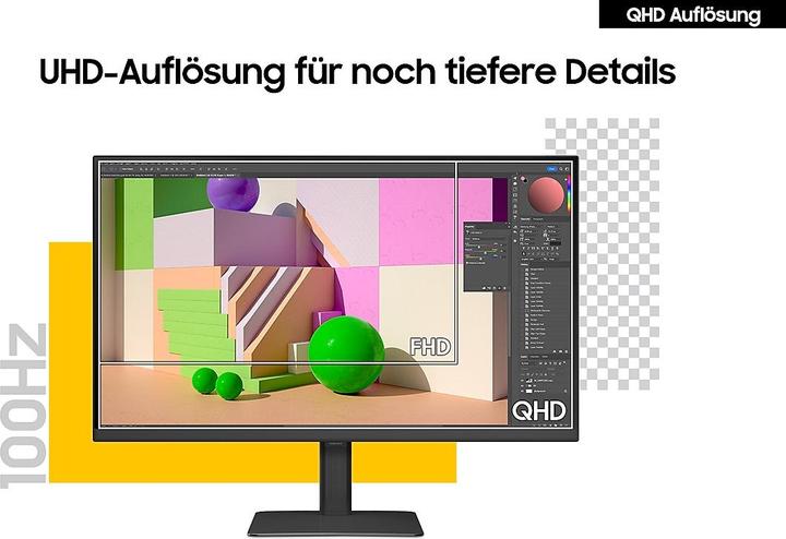 Actual product image Samsung ViewFinity S6 - S60UD (2560 x 1440 pixels, 27")