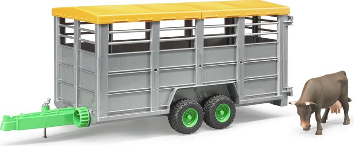 Bruder Cattle trailer and cow