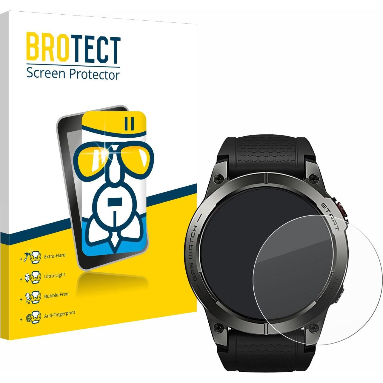 Thumbnail - BROTECT AirGlass Panzerglasfolie, Smartwatch Schutzfolie, Transparent