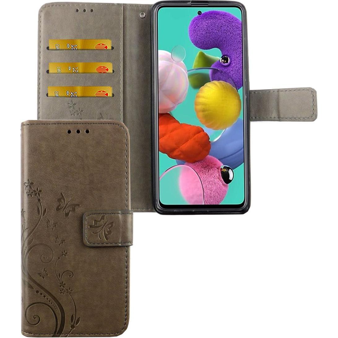 König Design Hülle Handy Schutz für Samsung Galaxy A71 Case Cover Tasche Wallet Etui Bumper (Samsung Galaxy A71), Smartp...