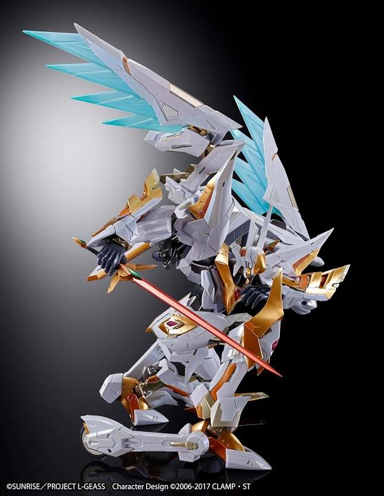 Actual product image Tamashii Nation Code Geass: Lelouch of the Rebellion R2 Metal Build Dragon Scale Action Figure Lancelot Albion 18 cm