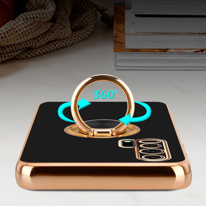 Immagine prodotto Cadorabo Custodia per Honor 20 PRO in TPU con protezione della fotocamera e anello LM089 Style (Honor 20 Pro)
