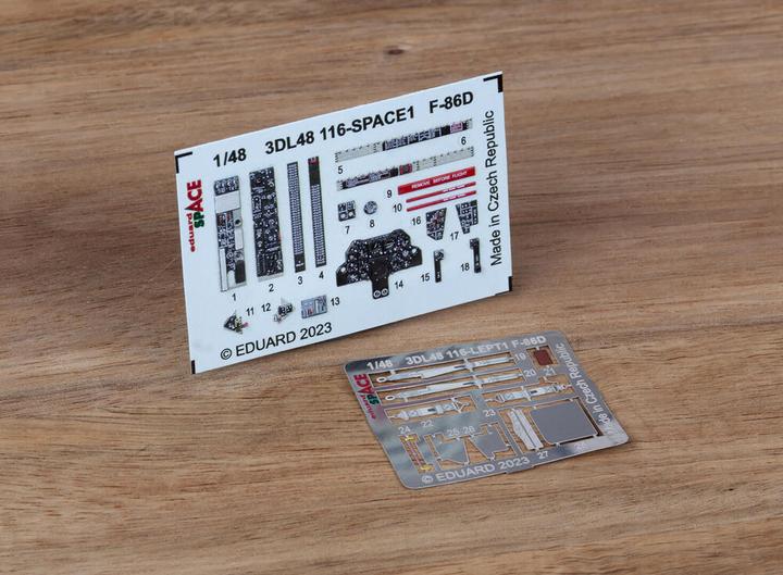 Actual product image Eduard F-86D SPACE 1/48 REVELL
