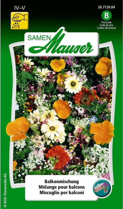 Image du produit Samen Mauser mélange de balcons (Graines de fleurs)