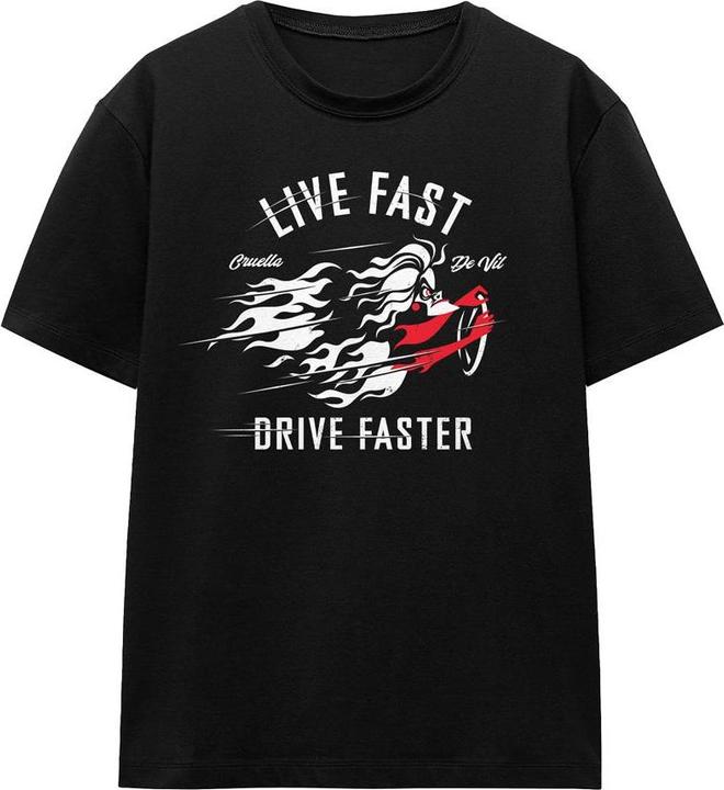 Produktbild Disney Villains Live Fast Drive Faster TShirt (M)