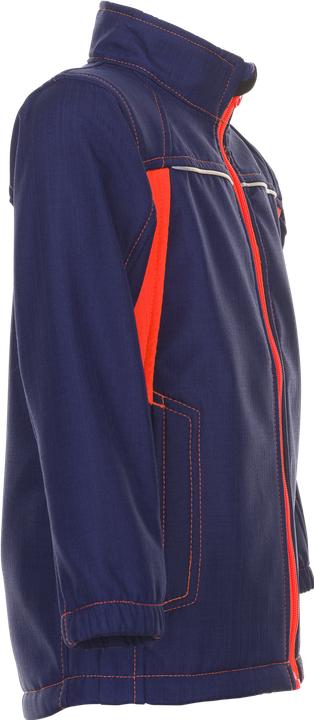 Actual product image Planam Softshell jacket junior navy/orange 110/116 (110)