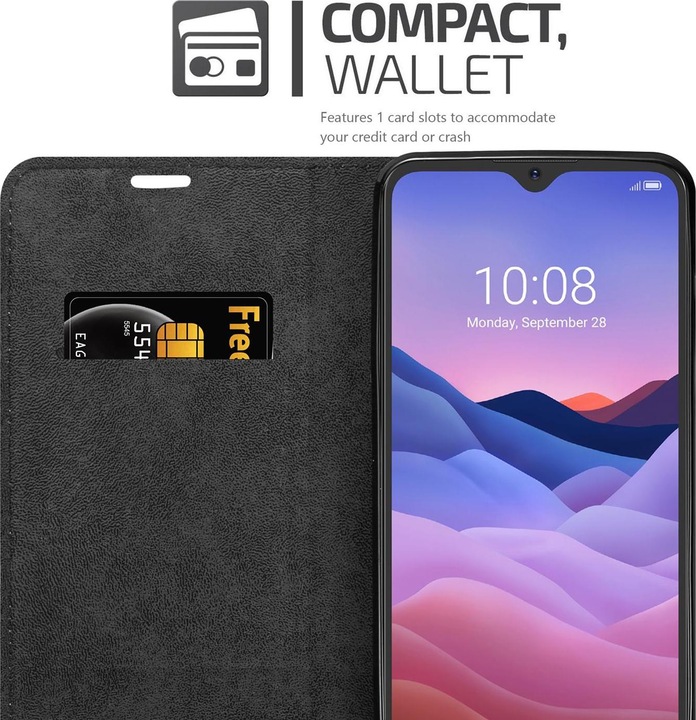 Actual product image Cadorabo Book Invisible Magnet Cover (ZTE Blade V2020 Smart)
