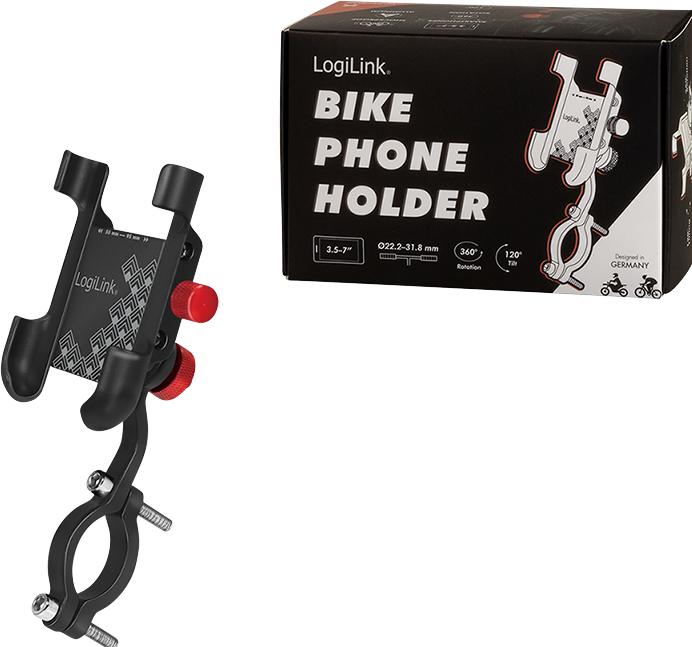 Produktbild LogiLink Smartphone-Fahrradhalterung, gerade, für 3,57" Smartphones