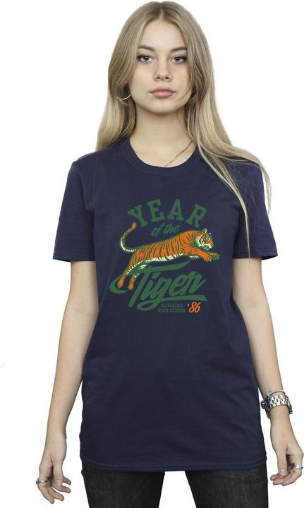 Immagine prodotto Netflix Stranger Things Hawkins Year of The Tiger 86 Maglietta Ampia Donna (M)