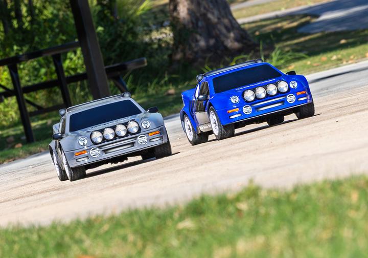 Produktbild Traxxas Ford RS200 MINI-Rally blau VXL-Power 4x4 RTR Brushless, HD-Teile, mit 2S Lipo/Lader (RTR Ready-to-Run)