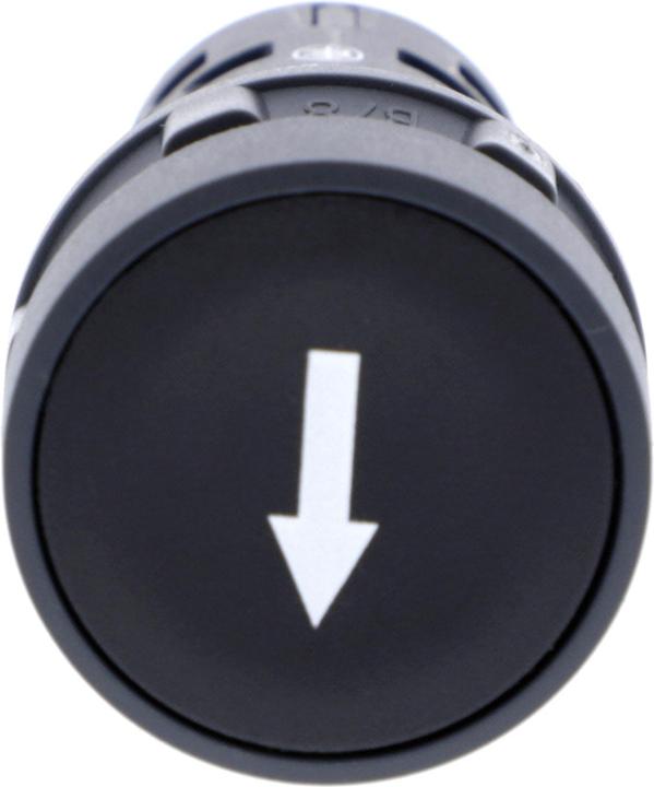 Produktbild Schneider Electric Sofort-Return-Taste schwarz Pfeil nach unten weiss 1Z (XB7NA21343)