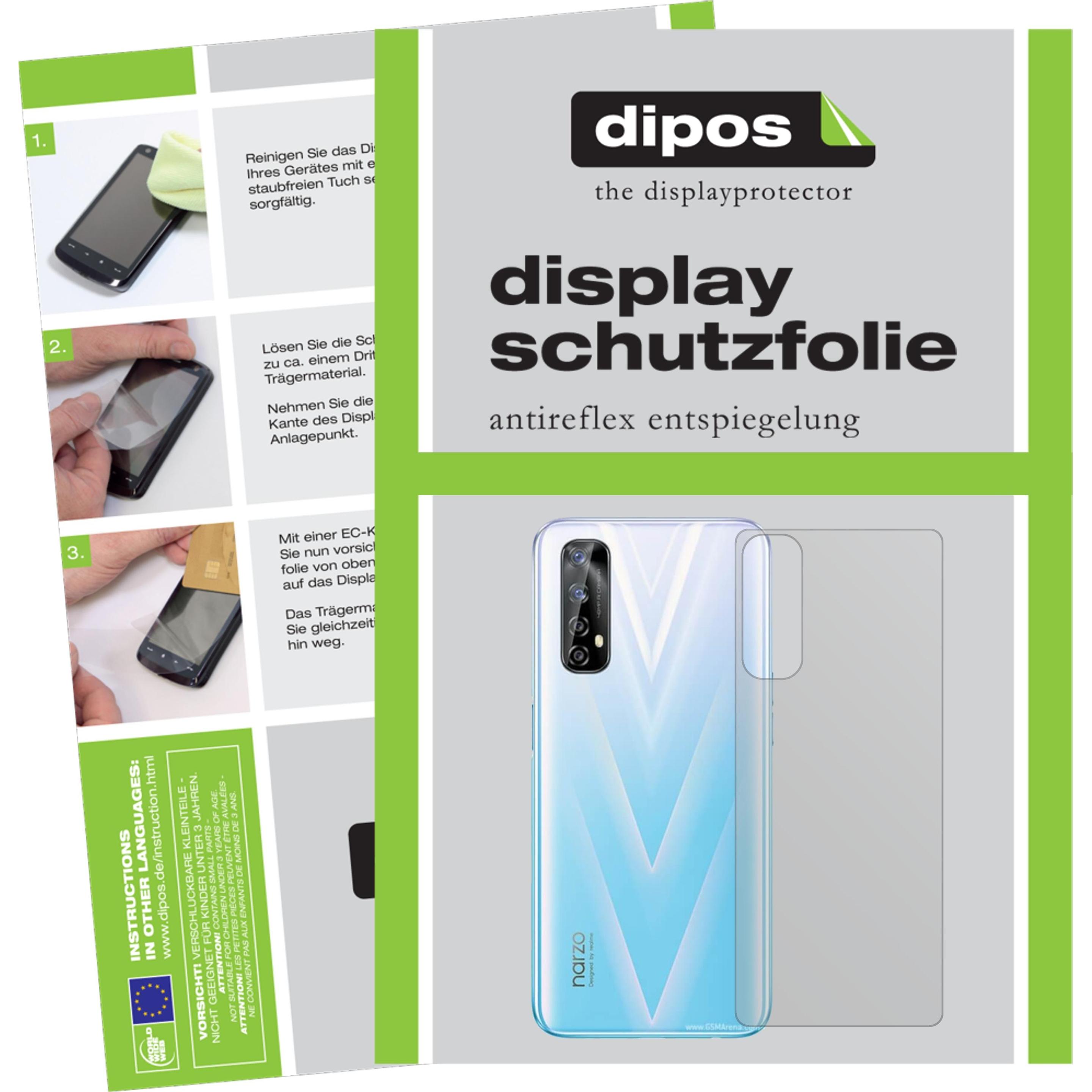 Dipos Displayschutzfolie Antireflex (6 Stück, Realme Narzo 20 Pro), Smartphone Schutzfolie, Transparent