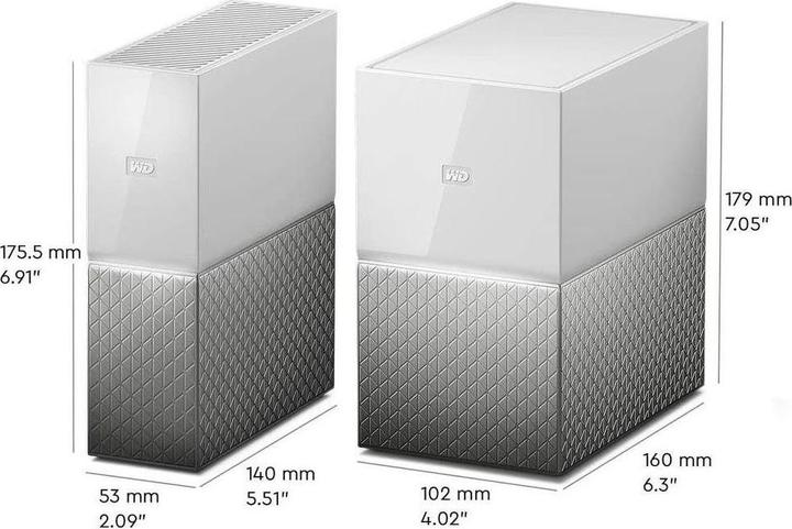 Actual product image WD My Cloud Home (1 x 4 TB, WD Red)