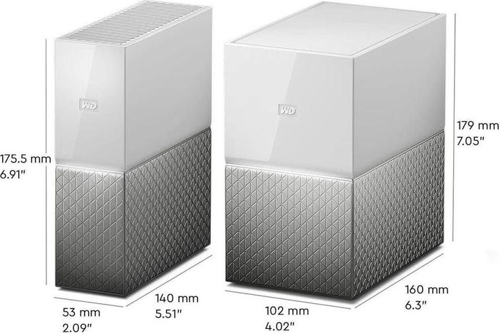 Image du produit WD My Cloud Home (1 x 4 To, WD Red)
