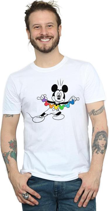 Produktbild Disney Mickey Mouse Rainbow Chain TShirt (4XL)