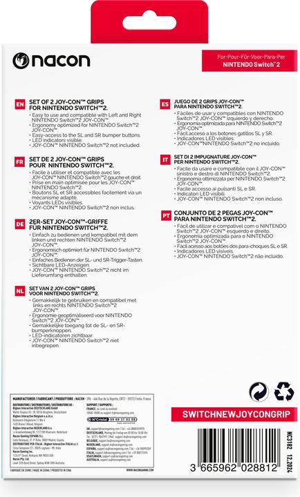 Actual product image Nacon Gaming Joy-Con Grip Duo Pack (Switch 2)