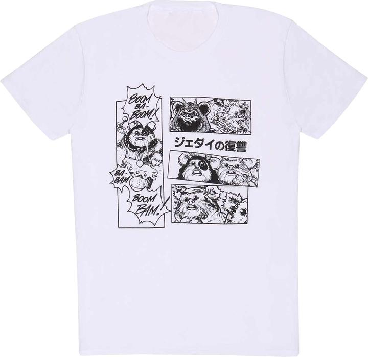 Image du produit Star Wars T-shirt unisexe Ewok Manga pour adulte (XXL)