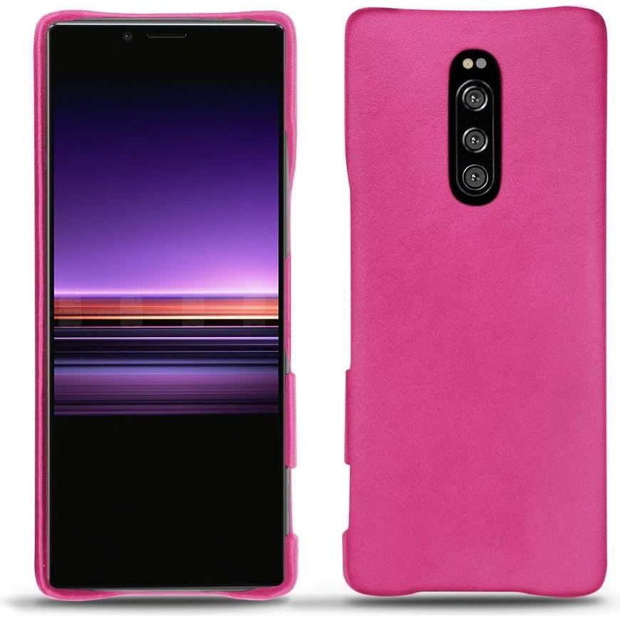 Noreve Lederschutzhülle (Sony Xperia 1), Smartphone Hülle, Rosa