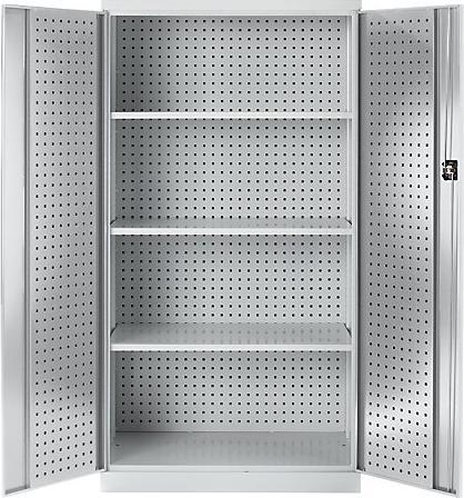 Actual product image kaiserkraft Tool cupboard with perforations (100 cm, 190 cm)