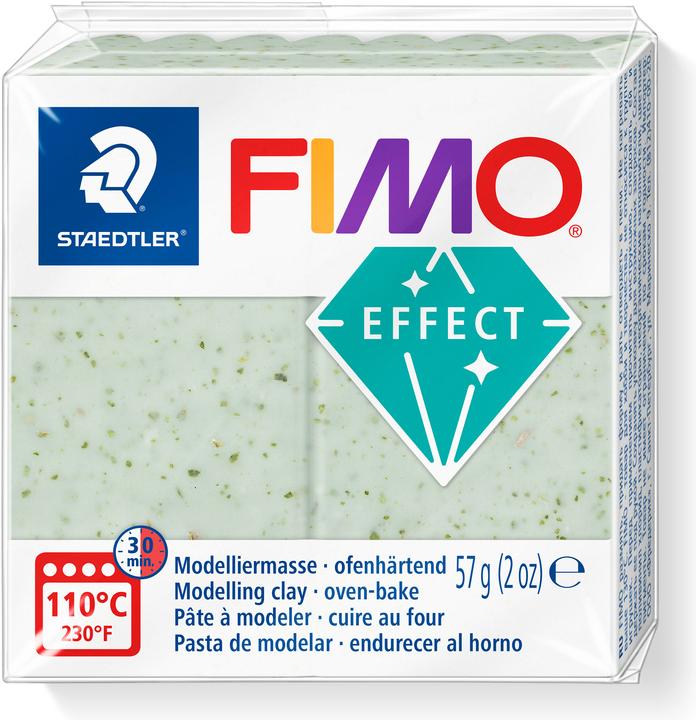 Image du produit Fimo Effect pâte à modeler molle vert botanique 57gr.