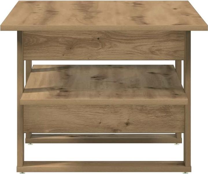 Image du produit vidaXL Table basse chêne Artisan 102x55x42 cm bois composite (102 x 55 x 42 cm)
