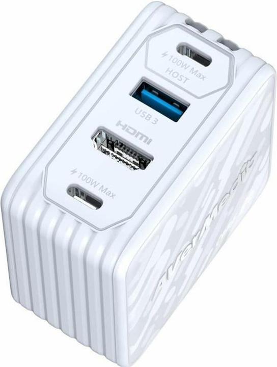 Produktbild AVerMedia Ladedock, Core GO (GC313) White, 100W GaN, HDMI