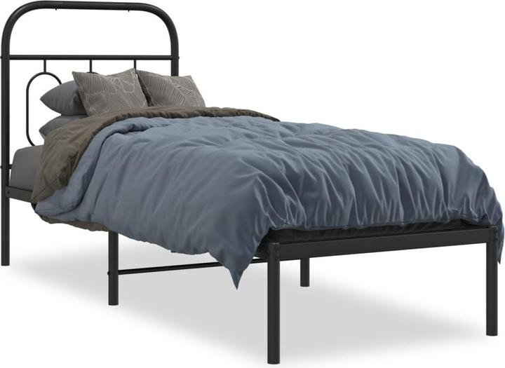 Actual product image VidaXL Bed frame with headboard (180 x 200 cm)