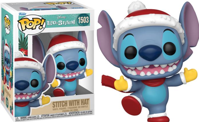 Actual product image Funko Disney Stitch with Santa Hat
