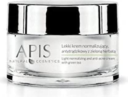 Actual product image Apis Natural Cosmetics Apis Acne-Stop Light Normalising Anti-Acne Cream Light Anti-Acne Normalising Cream With Green Tea (50 ml)