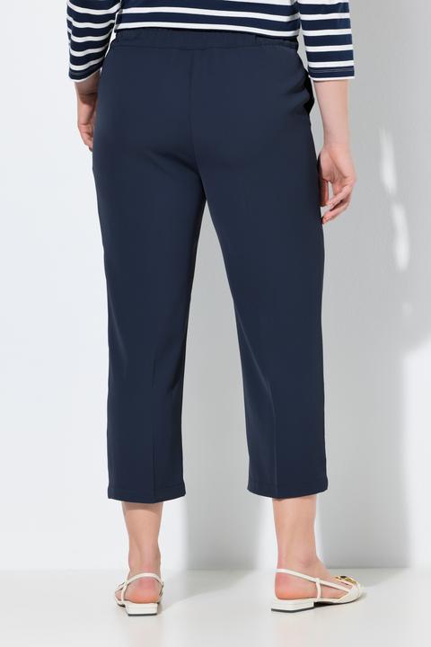 Image du produit Ulla Popken Pantalon 7/8 à pinces. Taille élastique (48)