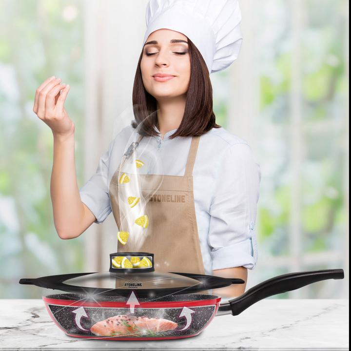 Produktbild Stoneline Smell Well Universal Glasdeckel für einen Durchmesser 22/24/26/28 cm, inkl. Nachfüll-Set (29.40 cm, Glas)