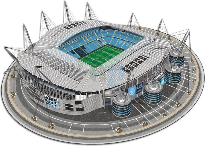 Produktbild Iconic Man City FC - Etihad Stadium - Holz Puzzle Grösse S (150 Teile) (150 Teile)