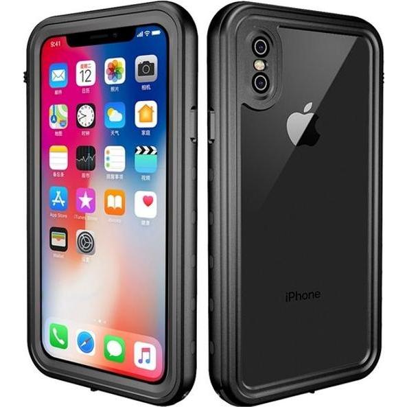 Mu Sport 360° Allwetterschutz (Apple iPhone X, Apple iPhone XS), Smartphone Hülle, Schwarz