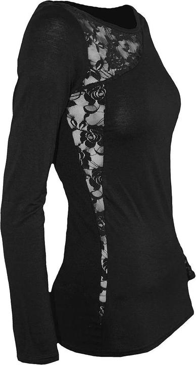 Immagine prodotto Spiral Top Spalla in Pizzo Manica Lunga Donna (M)