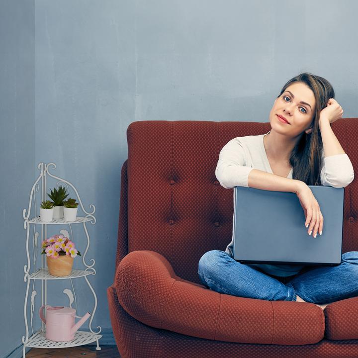 Actual product image Relaxdays Corner shelf