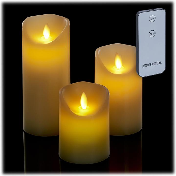 Relaxdays 3x LED candles (1x)