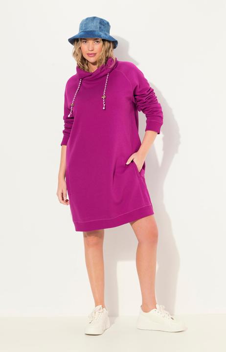 Produktbild Ulla Popken Sweatkleid, Stehkragen, Langarm, Taschen (42, 44)