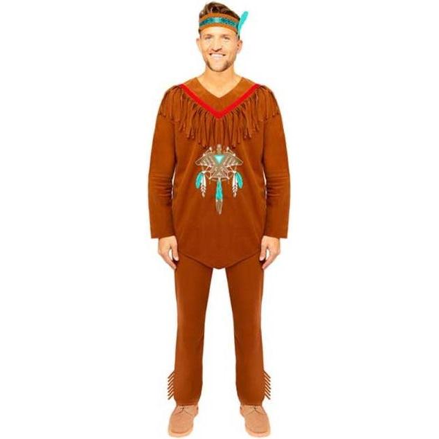 Amscan Erwachsenenkostüm Native American Grösse L (L)