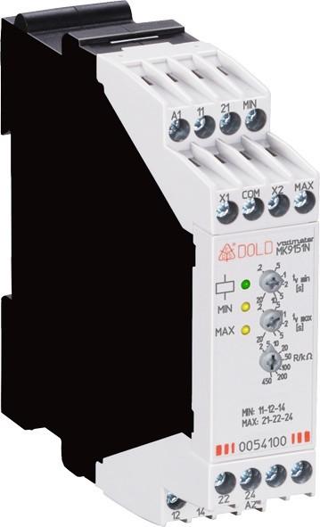 Produktbild Dold MK9151N.12 2-450K DC24V 0,2-20S Niveaurelais 0056311