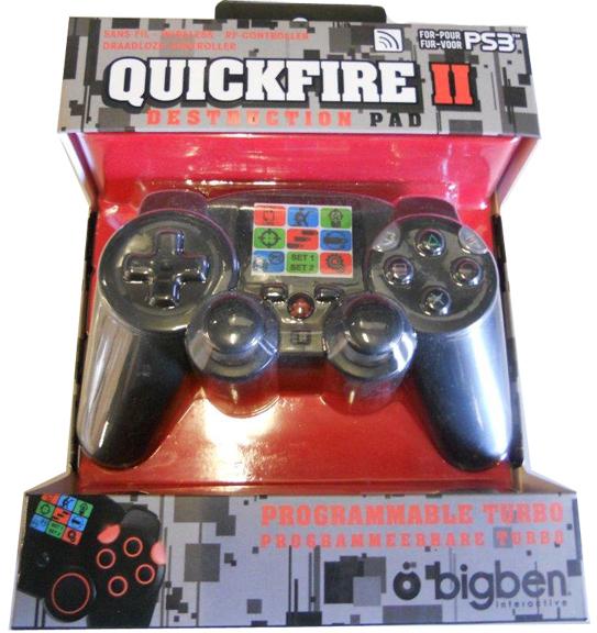 Produktbild Bigben BB Controller Rf Quickfire PS3 (PC, PS3)