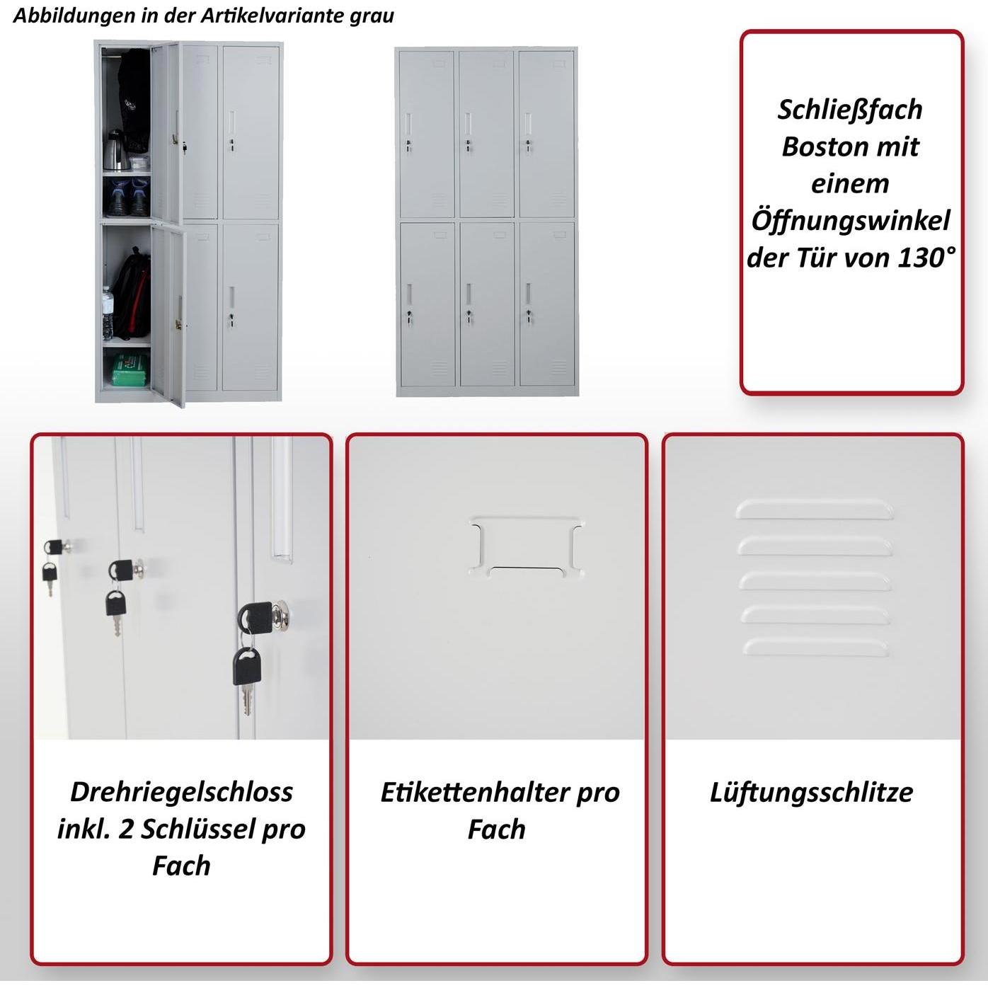 Thumbnail - MCW, Aktenschrank, Preston T829-3 (180 x 90 x 50 cm)
