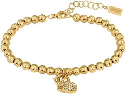 Produktbild Hugo Boss Charming gold-plated bracelet with crystals Beads 1580287