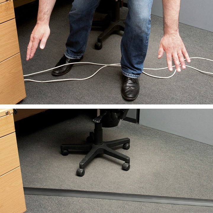 Actual product image Steffen D-Line floor trunking (Duct, 100 cm)