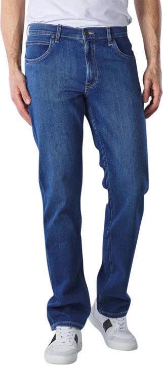 Actual product image Lee Brooklyn Straight Jeans mid worn ray