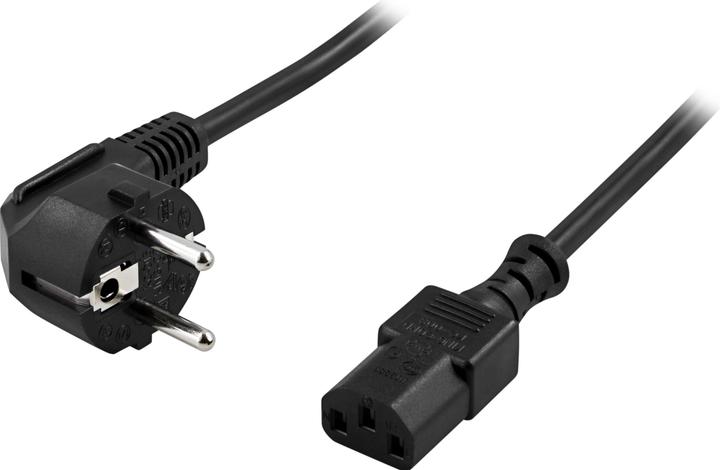Produktbild Deltaco DEL-109 - 2 m - CEE7/7 - C13-Koppler - 250 V - 10 A - Schwarz (2 m)