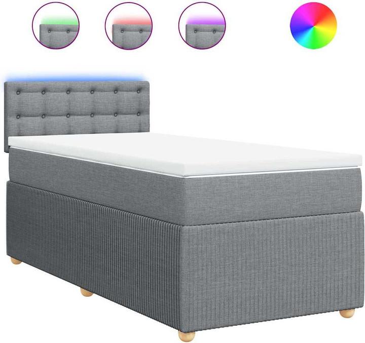 Produktbild vidaXL Boxspringbett (90 x 200 cm)