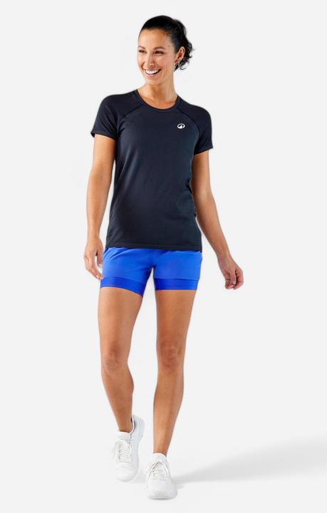 Kuikma Damen Tennis T-Shirt - TTS Light F schwarz